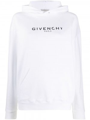 Худи с логотипом Givenchy. Цвет: белый