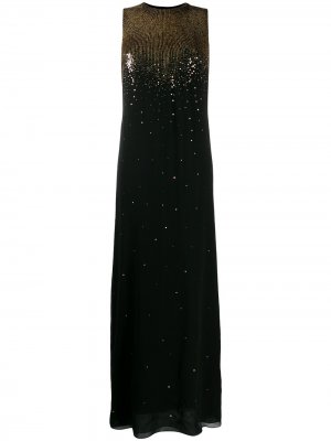 Вечернее платье с пайетками Givenchy. Цвет: черный
