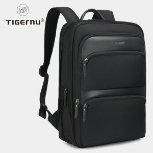 Расширяемый мужской рюкзак, тонкий дорожный мужская водонепроницаемая сумка для ноутбука 15,6 дюйма, мужчин Mochila Tigernu
