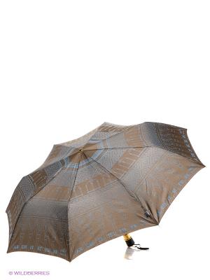Зонт H.DUE.O. Цвет: коричневый, голубой