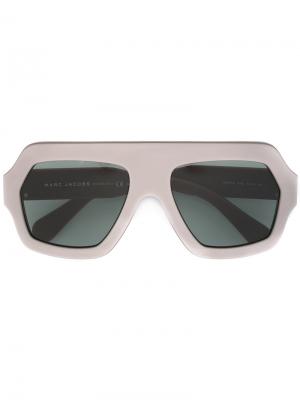 Объемные солнцезащитные очки Marc Jacobs Eyewear. Цвет: красный