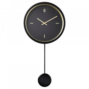 Часы настенные ИКЕА СТУРСК, низковольтные/черные 26 см IKEA