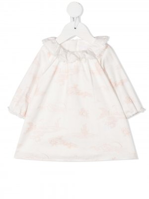 Платье с принтом Chloé Kids. Цвет: розовый