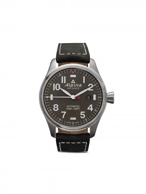 Наручные часы Startimer Pilot Automatic 44 мм Alpina. Цвет: серый