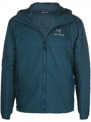 Arcteryx легкая куртка Atom LT с капюшоном Arc'teryx. Цвет: синий