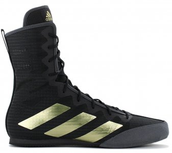 Adidas Box Hog 4 — мужские боксерские бутсы кроссовки черные GZ6116 ORIGINAL