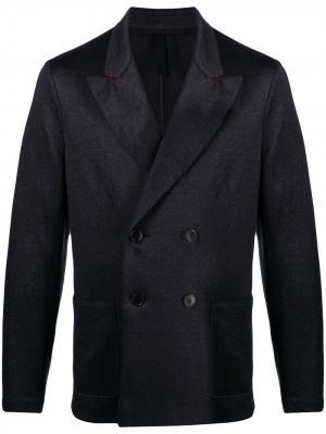 Двубортный пиджак Harris Wharf London. Цвет: синий