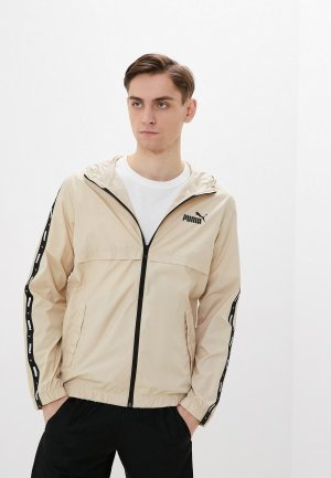 Ветровка PUMA. Цвет: бежевый