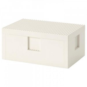 BYGGLEK LEGO® крышка коробки белая 26x18x12 см IKEA
