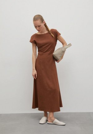 Платье Finn Flare. Цвет: коричневый
