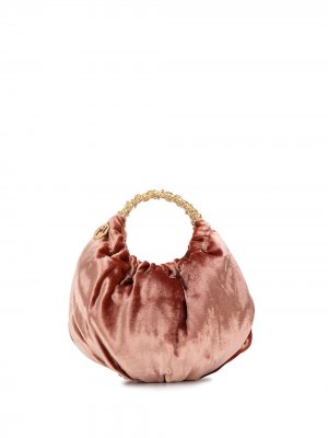 Бархатная сумка Impero Rosantica. Цвет: розовый