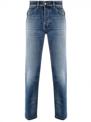 Прямые джинсы с заниженной талией Pt01. Цвет: синий