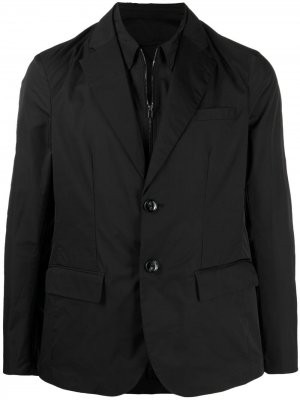 Легкий пиджак Emporio Armani. Цвет: черный
