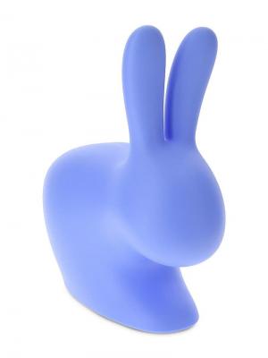 Детский стул Rabbit Qeeboo. Цвет: синий