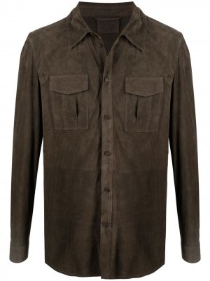 Куртка-рубашка на пуговицах Desa 1972. Цвет: коричневый