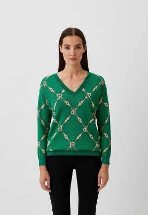 Пуловер John Richmond. Цвет: зеленый