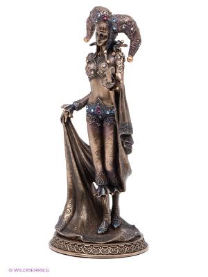 Статуэтка Леди Арлекина Veronese. Цвет: бронзовый