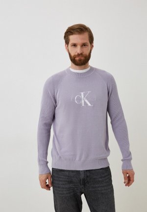 Джемпер Calvin Klein Jeans. Цвет: фиолетовый