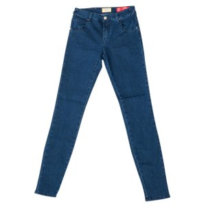 Длинные джинсовые брюки с зауженным краем 10DB50154 женщина MET