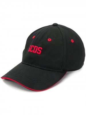 Бейсбольная кепка с логотипом Gcds Kids. Цвет: черный