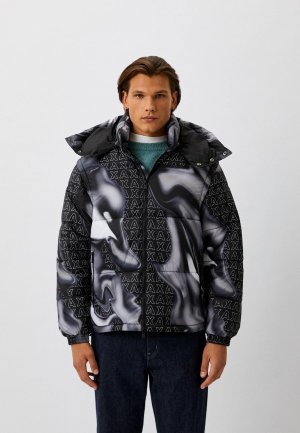 Куртка утепленная Armani Exchange. Цвет: серый