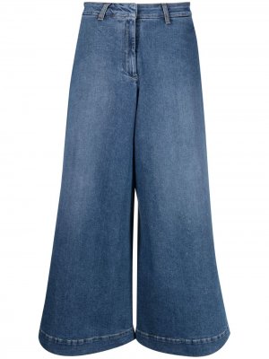 LAutre Chose укороченные джинсы широкого кроя L'Autre. Цвет: синий