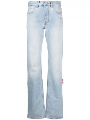 Прямые джинсы Off-White. Цвет: синий