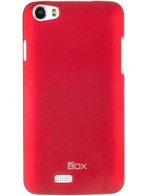 Накладка для Explay Rio skinBOX. Цвет: красный