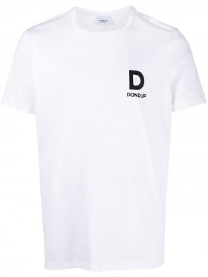 Футболка с логотипом Dondup. Цвет: белый