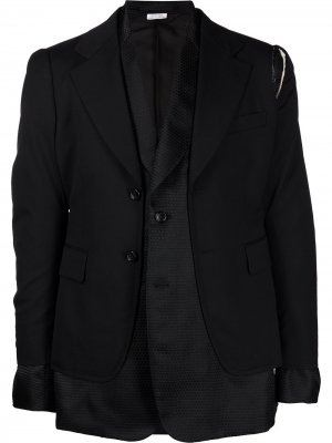 Многослойный пиджак Comme Des Garçons Homme Plus. Цвет: черный