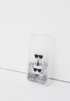 Чехол для iPhone Karl Lagerfeld. Цвет: серебряный