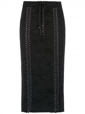 Кружевная юбка-корсет Dolce & Gabbana. Цвет: черный