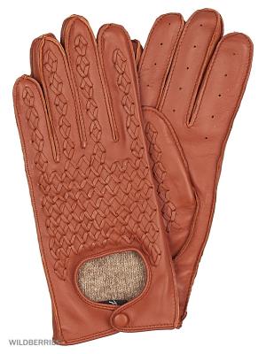 Перчатки женские Marco Bonne`. Цвет: светло-коричневый