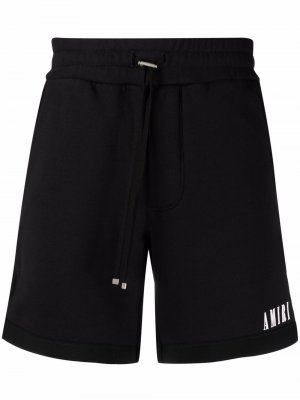 Спортивные шорты с логотипом AMIRI. Цвет: черный