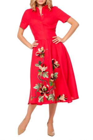 Платье Yukostyle. Цвет: красный