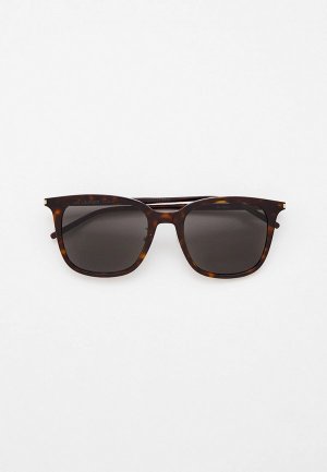 Очки солнцезащитные Saint Laurent. Цвет: коричневый
