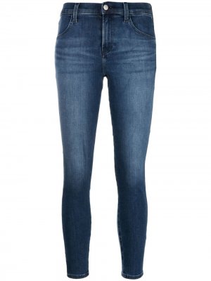 Укороченные джинсы скинни Alana J Brand. Цвет: синий