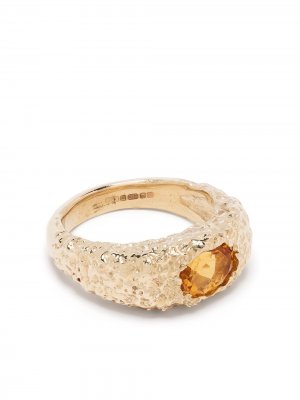 Перстень Orgaya из желтого золота SUSANNAH KING. Цвет: золотистый