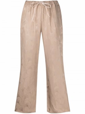Укороченные расклешенные брюки Italia Merci. Цвет: нейтральные цвета