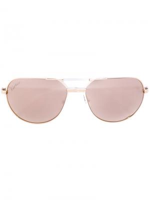 Солнцезащитные очки-авиаторы Must Cartier Eyewear. Цвет: нейтральные цвета