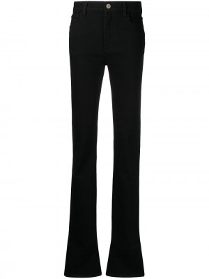 Удлиненные расклешенные джинсы The Attico. Цвет: черный