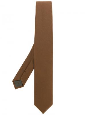 Классический галстук Delloglio Dell'oglio. Цвет: коричневый