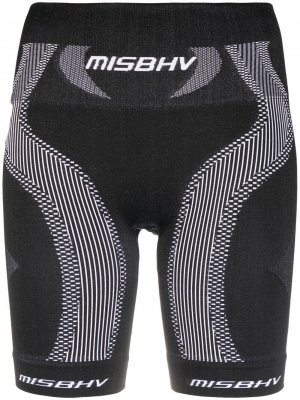 Короткие легинсы Sport Active MISBHV. Цвет: черный