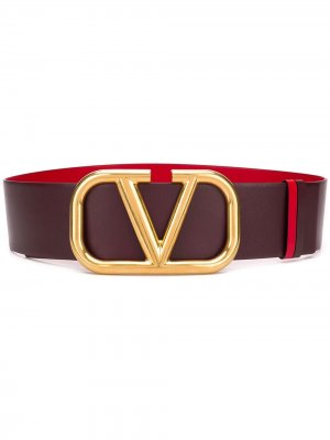 Двухсторонний ремень с логотипом VLogo Valentino Garavani. Цвет: фиолетовый