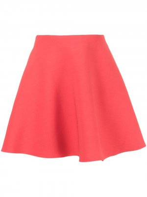 Расклешенная юбка мини Elisabetta Franchi. Цвет: красный