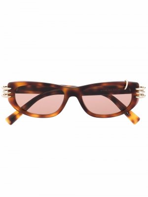 Солнцезащитные очки GV Piercing в оправе кошачий глаз Givenchy Eyewear. Цвет: коричневый