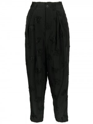 Укороченные брюки с завышенной талией Uma Wang. Цвет: черный