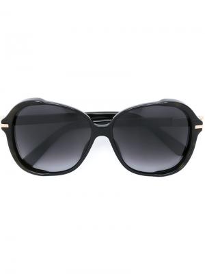 Большие солнцезащитные очки Marc Jacobs Eyewear. Цвет: черный