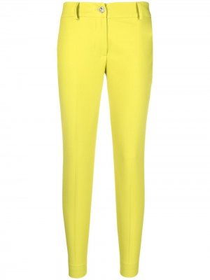 Укороченные брюки Cady Iconic Philipp Plein. Цвет: желтый