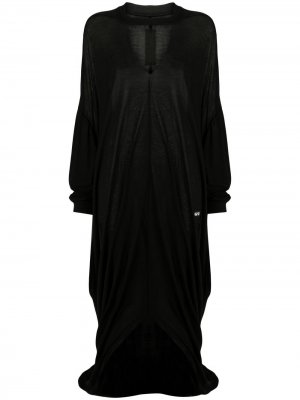 Платье из джерси Rick Owens DRKSHDW. Цвет: черный